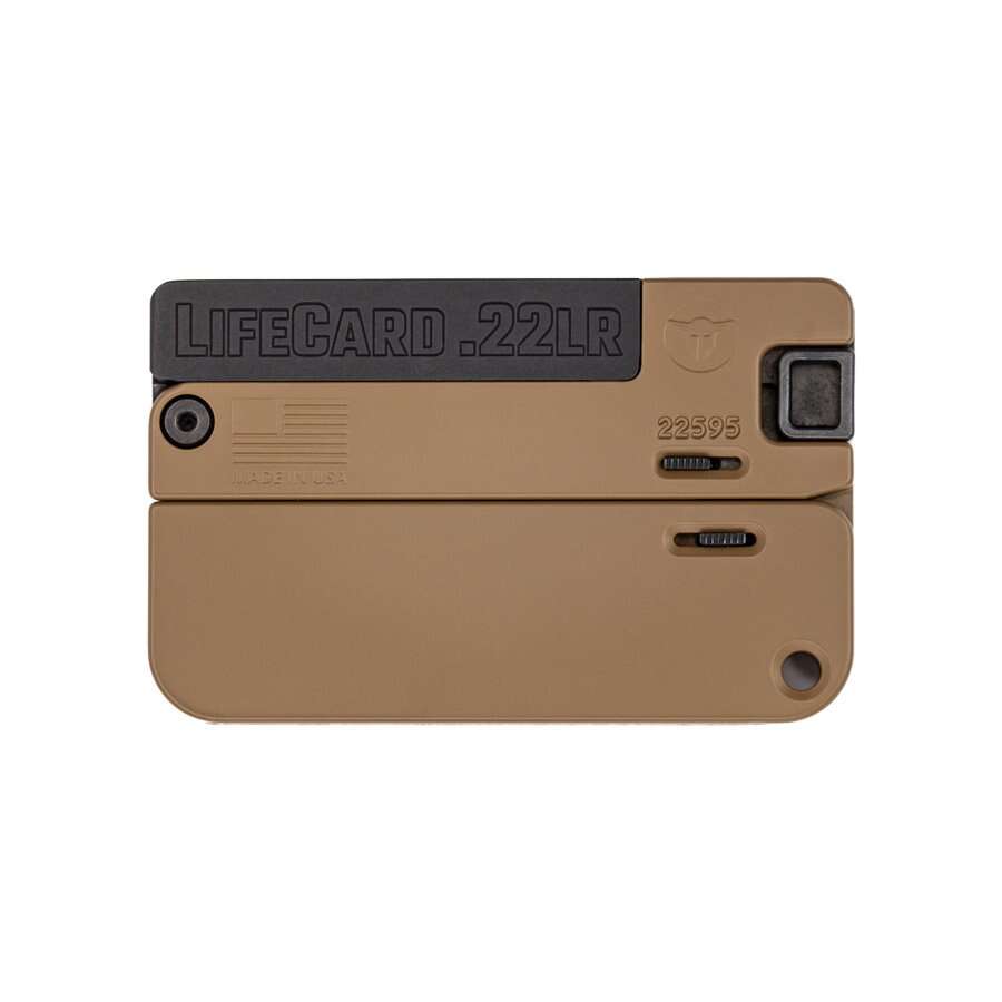 Handguns Trailblazer Firearms LifeCard 22LR LIFECARD POLY 22LR BLACK/BROWN •  • Model: LifeCard